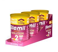 Blemil 2 Optimum Evolution 3PACK | 3 Botes de 1200g | Leche de Continuación en polvo para Bebé Desde los 6 Meses - Amazon Exclusive