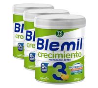 Blemil 3 Crecimiento 0% Azúcares Añadidos | 800g | Preparado Lácteo en polvo para Niños de 1 a 3 Años (Paquete de 3)