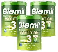 Blemil 3 Optimum Evolution 3PACK | 3 Botes de 800g | Preparado Lácteo en Polvo para Niños de 1 a 3 años - 0% Azúcares Añadidos, sin Aceite de Palma - Amazon Exclusive