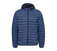 Blend 20712462 BHRomsey Hood Chaqueta Acolchada para Hombre, Chaqueta de Entretiempo, Chaqueta Ligera Acolchada con Capucha, Ajuste Regular, 194026_Ensign Blue, L