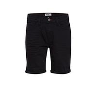 Blend 20713326 - Pantalones Vaqueros Cortos para Hombre, 5 Bolsillos, con Ajuste elástico, Corte Ajustado/Regular, Denim Black (200297), L