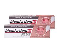 Blend a dent Plus - Crema adhesiva para dentaduras postizas (2 unidades, 40 g)