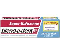 Blend-a-med Crema Adhesiva Superfuerte, Fresca, Pegamento para Dentaduras Postizas, 47 g, 3 unidades (3 x 47 g)