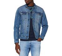 b BLEND 20710737 Chaqueta Vaquera, Denim Middle Blue (200291), XXL Hombres
