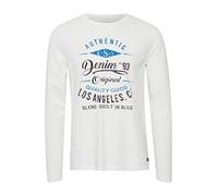 Blend BHDopper - Camiseta de manga larga para hombre con estampado, Offwhite (70005), XL