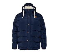Blend BHFrederic - Chaqueta de invierno para hombre, talla grande y alta, tallas grandes hasta la 6XL, con capucha de peluche, bolsillos para las manos, corte regular, Dress Blues (194024), 3XL Grande