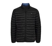 Blend BHRomsey Chaqueta Acolchada para Hombre, Chaqueta de Entretiempo, Chaqueta Forrada con Cuello Alto, 194007_Negro, M