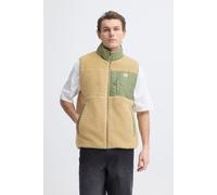 BLEND Chaleco 'BHSun' beige oscuro / verde pastel XXL beige oscuro / verde pastel