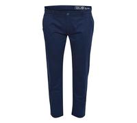 Blend BHTromp Pantalones chinos para hombre, grandes y altos, tallas grandes hasta 6XL, con bolsillos, mezcla de algodón, ajuste regular, Dress Blues (194024), 50W / 32L
