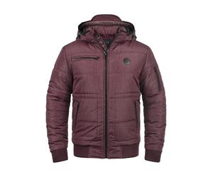 BLEND Boris Chaquetón Chaqueta De Invierno para Hombre con Cuello Alto, tamaño:XL, Color:Wine Red (73812)