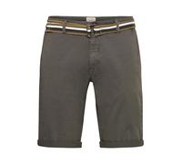 BLEND Bruno Chino Pantalón Corto Bermuda Pantalones De Tela para Hombre con Cinturón Regular, tamaño:M, Color:Granite (70147)
