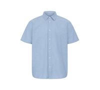 BLEND Camisa ' BHAban Slub Linen Mix ' azul S azul