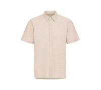 BLEND Camisa ' BHAban Slub Linen Mix ' beige XL beige