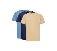 BLEND Camiseta azul / azul noche / amarillo L azul / azul noche / amarillo