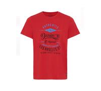 BLEND Camiseta azul moteado / rojo L azul moteado / rojo