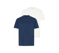 BLEND Camiseta 'BHIVO' azul / blanco L azul / blanco