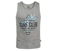 BLEND Camiseta 'Cali' gris / mezcla de colores L gris / mezcla de colores