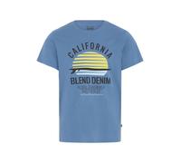 BLEND Califo Camiseta Básica De Manga Corta con Estampado para Hombre con con Cuello Redondo con Gráfico, tamaño:XL, Color:Federal Blue (74001)