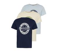 BLEND Camiseta crema / navy / azul claro / verde claro XL crema / navy / azul claro / verde claro