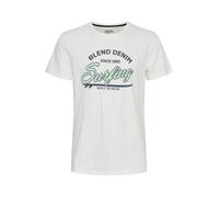BLEND Camiseta 'Fingo' navy / verde claro / blanco XL navy / verde claro / blanco