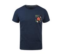 BLEND Camiseta 'Florens' navy / mezcla de colores XL navy / mezcla de colores