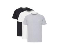 BLEND Camiseta gris / negro / blanco natural M gris / negro / blanco natural