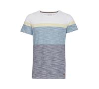 BLEND Camiseta 'JAKOB' azul / marrón / amarillo / blanco XXXL azul / marrón / amarillo / blanco