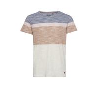 BLEND Camiseta 'Jakob' beige / beige claro / azul / marrón XXL beige / beige claro / azul / marrón