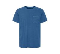 Blend - Camiseta para hombre con cuello redondo, bolsillo en el pecho, detalles de la etiqueta, 100% algodón, corte regular, Navy Peony (194029), S