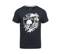 BLEND Camiseta 'PERRY' navy / blanco M navy / blanco