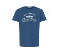 BLEND Camiseta 'PILO' azul / blanco L azul / blanco