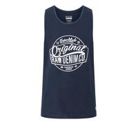 BLEND Camiseta 'WALEX' marino / blanco M marino / blanco