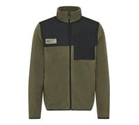 BLEND Chaqueta polar 'Mas' verde / negro / blanco S verde / negro / blanco