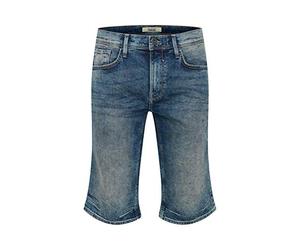 BLEND Denon Pantalón Corto Vaqueros para Hombre Elástico Regular-Fit, tamaño:M, Color:Denim middleblue (76201)