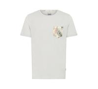 BLEND Florens Camiseta Básica De Manga Corta con Estampado para Hombre con con Cuello Redondo con Gráfico, tamaño:M, Color:Chip Grey (75153)