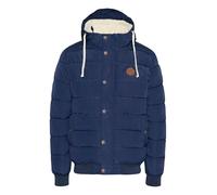 BLEND Frederico Chaquetón Chaqueta De Invierno con Forro De Peluche para Hombre con Capucha, tamaño:L, Color:Navy (70230)