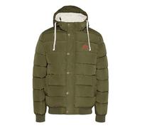 BLEND Frederico Chaquetón Chaqueta De Invierno con Forro De Peluche para Hombre con Capucha, tamaño:M, Color:Ivy Green (77086)