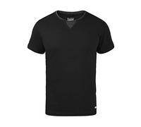 BLEND Leonis Camiseta Básica De Manga Corta T-Shirt para Hombre con Cuello Redondo, tamaño:XL, Color:Black (70155)