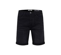 BLEND Martels Pantalón Corto Vaqueros para Hombre Elástico Slim-Fit, tamaño:XL, Color:Denim Black (76204)