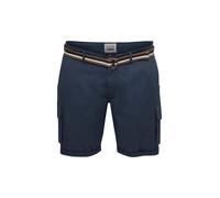 BLEND Pantalón cargo 'Brian' azul / marrón / blanco 40 azul / marrón / blanco