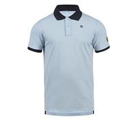 BLEND Ralf Camiseta Polo De Manga Corta para Hombre con Cuello De Polo De 100% algodón, tamaño:L, Color:Soft Blue (74641)