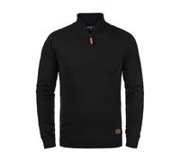 BLEND Robin Jersey Suéter Troyer para Hombre con Cuello Alto con Cremallera, tamaño:M, Color:Black (70155)
