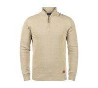 BLEND Robin Jersey Suéter Troyer para Hombre con Cuello Alto con Cremallera, tamaño:XL, Color:Sand Mix (70810)