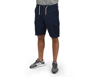 BLEND Siello Pantalón Cargo Bermudas Pantalones Cortos para Hombres Elástico, tamaño:L, Color:Navy (70230)