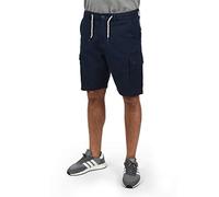 BLEND Siello Pantalón Cargo Bermudas Pantalones Cortos para Hombres Elástico, tamaño:M, Color:Navy (70230)
