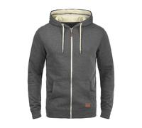 BLEND Sudadera con cremallera 'BHHulker' gris oscuro L gris oscuro