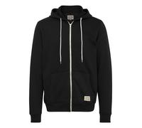 BLEND Sudadera con cremallera 'BHNOAH' negro / blanco L negro / blanco