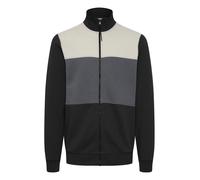 BLEND Sudadera con cremallera 'Block' beige / gris / negro L beige / gris / negro