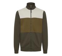 BLEND Sudadera con cremallera 'Block' beige / marrón claro / marrón oscuro XXL beige / marrón claro / marrón oscuro