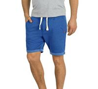 BLEND Timo Pantalón Corto Chándal Sweat- Bermudas para Hombre con Forro Polar Suave Al Tacto, tamaño:L, Color:Great Blue (74651)